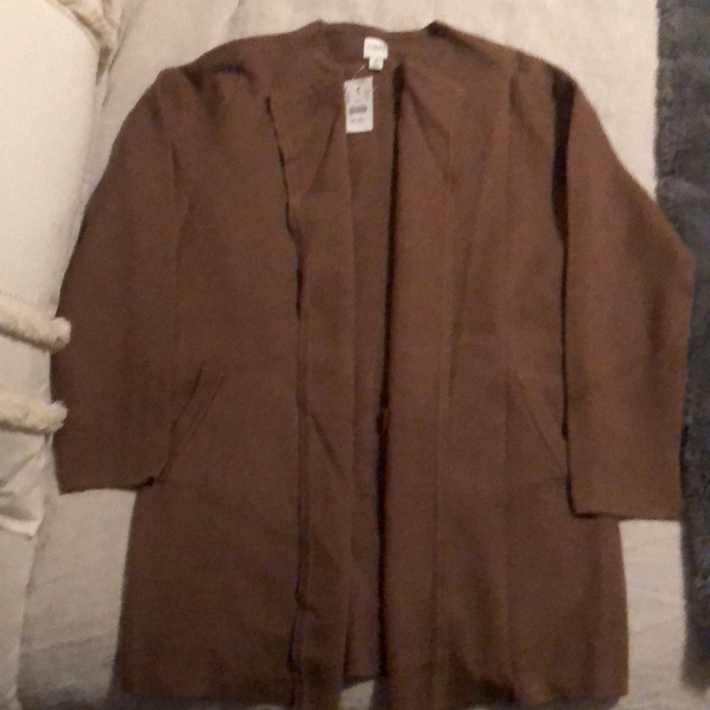 J crew long cardigan
